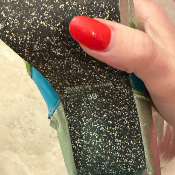 Latelier de Charlotte adc Charlotte Metallic 1970s knee high boots VAL 39 US 8 - Picture 7 of 8